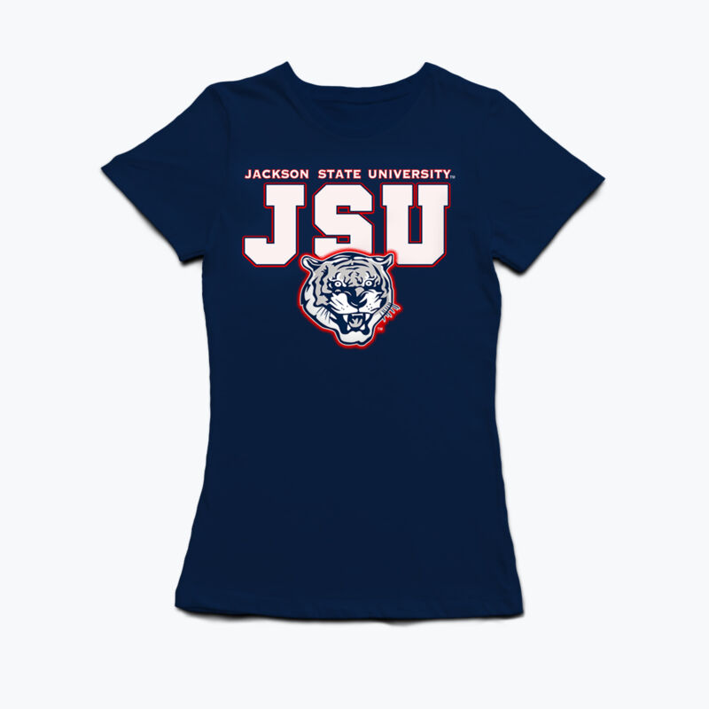 J State Blockstyle Tiger Head Ladies T Thumbnail