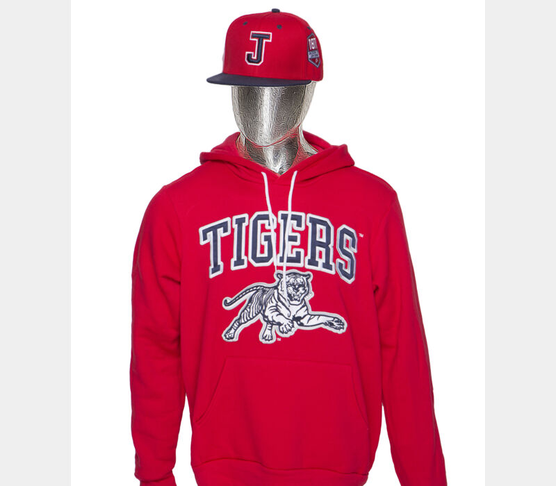 JSU TIGERS COLLEGE MASCOT 3D EMBROIDERY EG EDITION - RED HOODIE Thumbnail