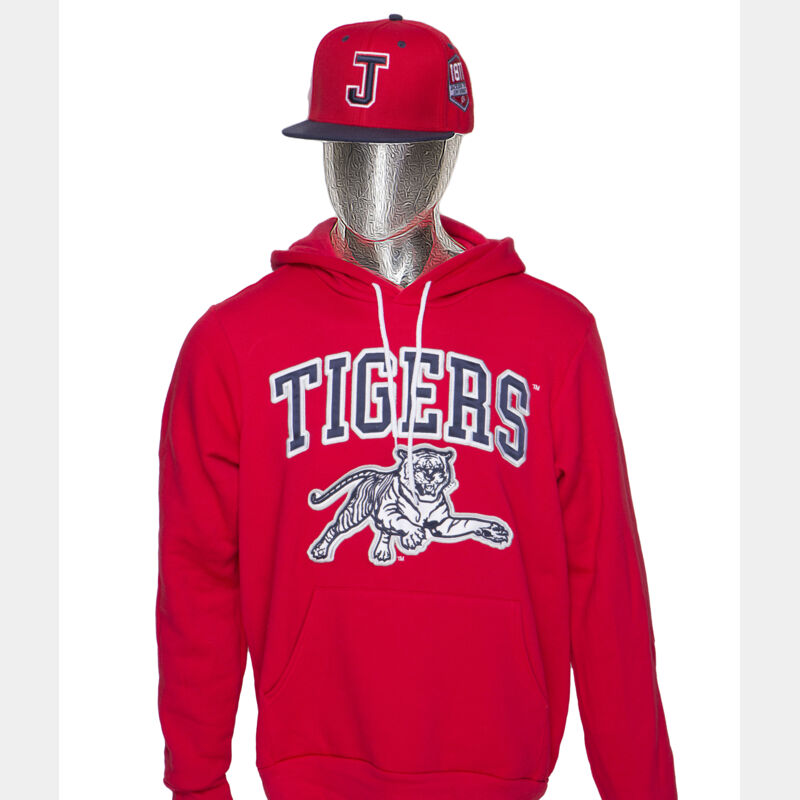 JSU TIGERS COLLEGE MASCOT 3D EMBROIDERY EG EDITION - RED HOODIE Thumbnail