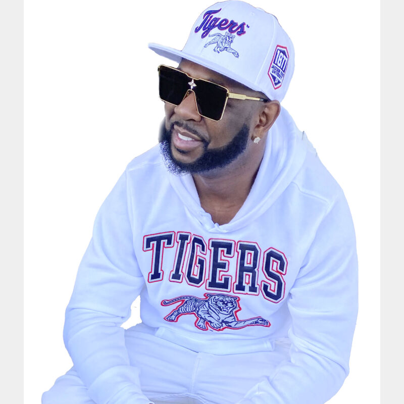 JSU Tigers College Mascot 3D Embroidery EG EDITION - WHITE HOODIE Thumbnail