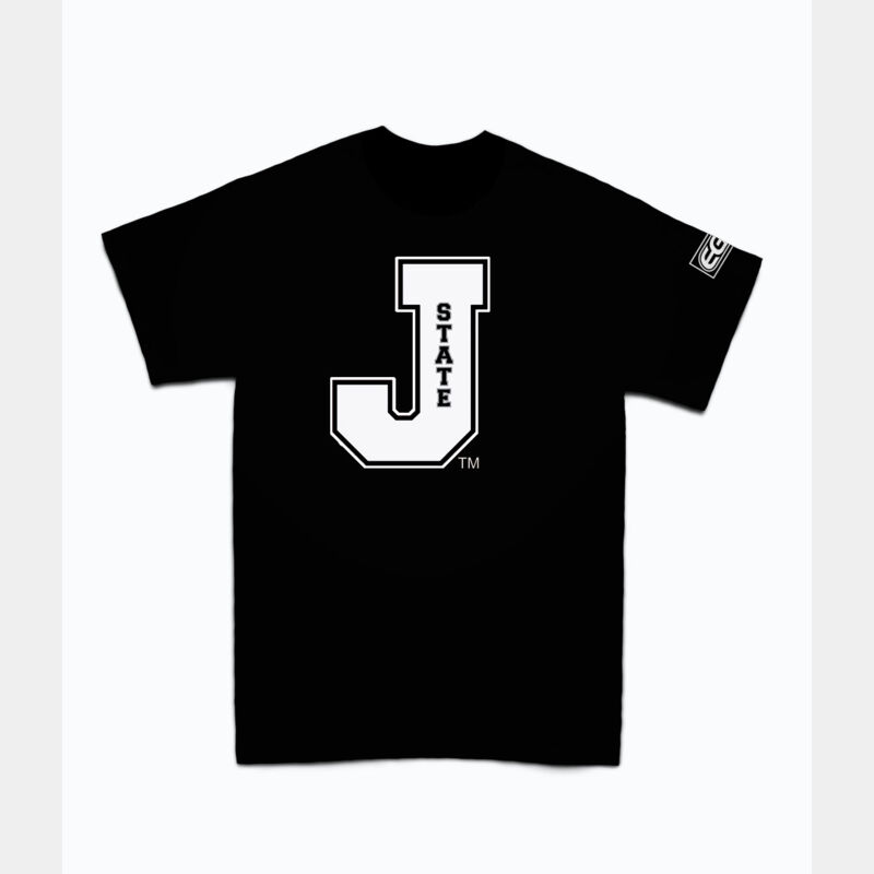 J State College Block Unisex Tee BLACK EG EDITION Thumbnail