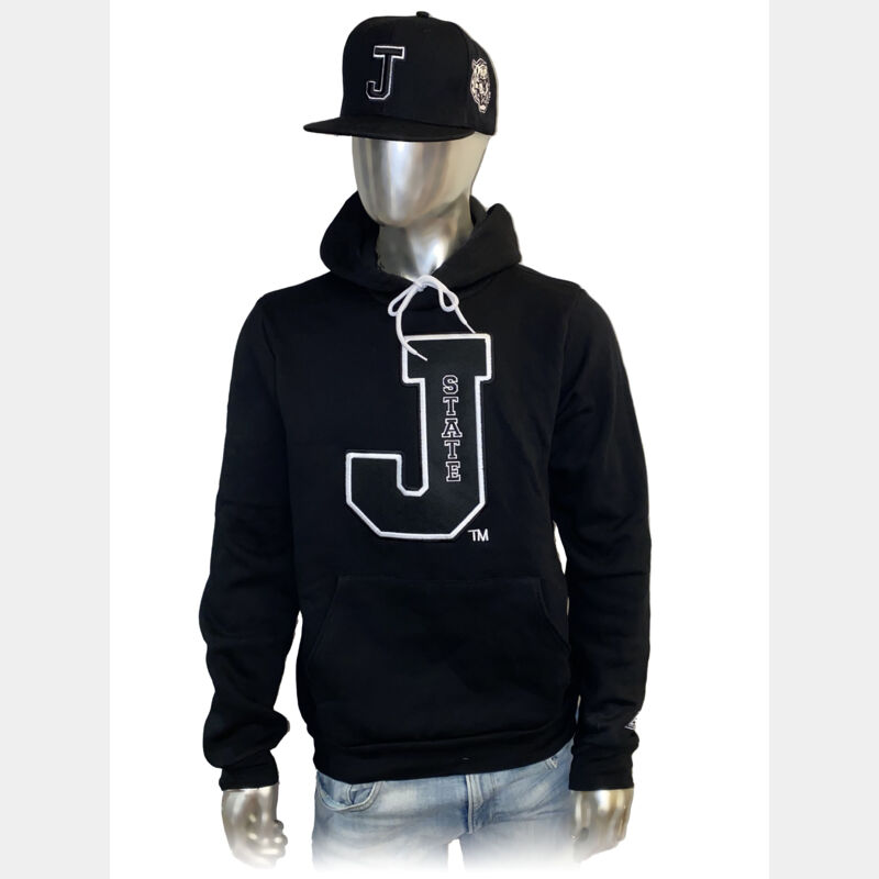 J STATE BLACK WOOL  EG EDITION - BLACK HOODIE Thumbnail