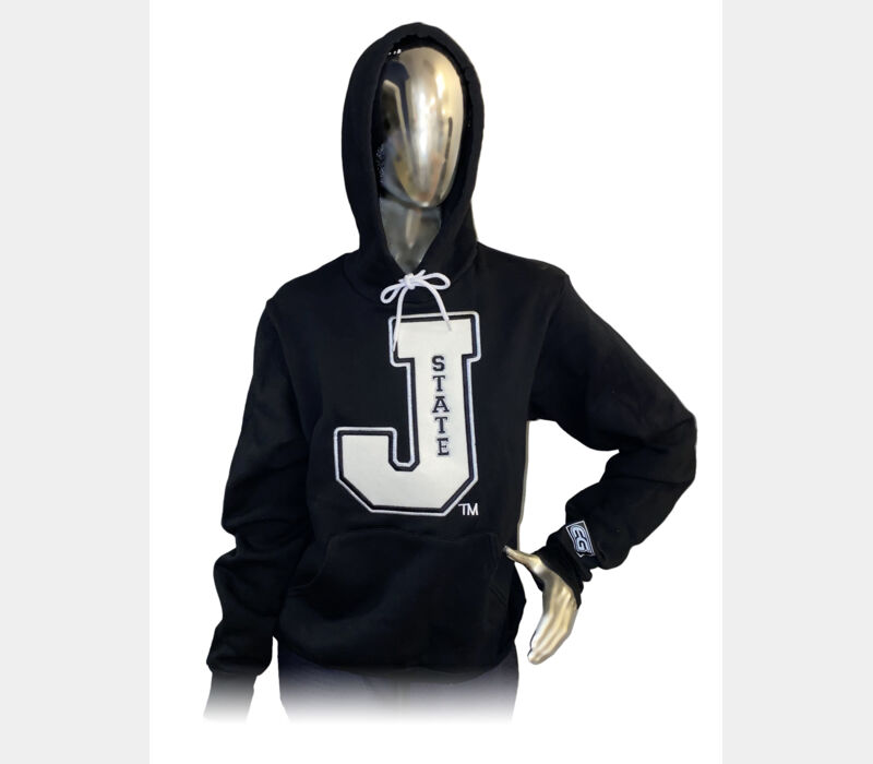 J STATE WHITE  WOOL  EG EDITION - BLACK HOODIE Thumbnail