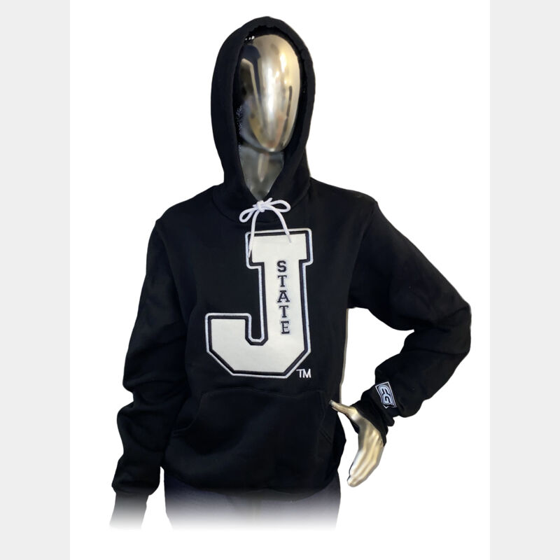 J STATE WHITE  WOOL  EG EDITION - BLACK HOODIE Thumbnail