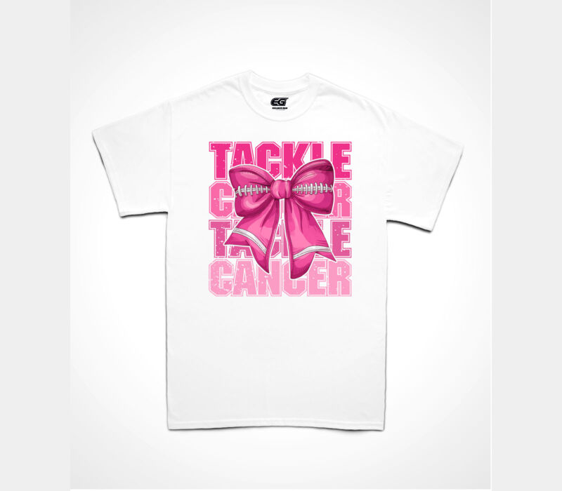 TACKLE CANCER TEE-WHITE Thumbnail