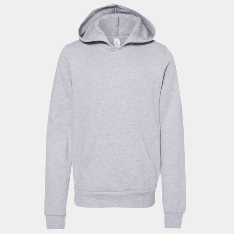 Bella Youth Sponge Fleece Pullover Hooded Sweatshirt Thumbnail