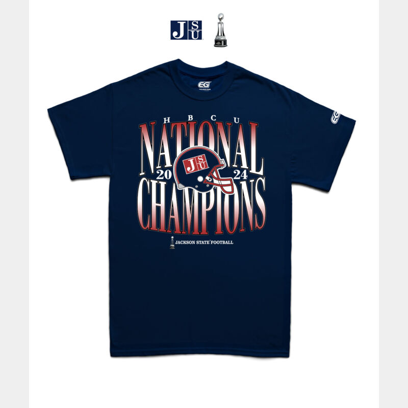 JSU 2024 HBCU NATIONAL CHAMPIONSHIP EDITION- NAVY TEE Thumbnail